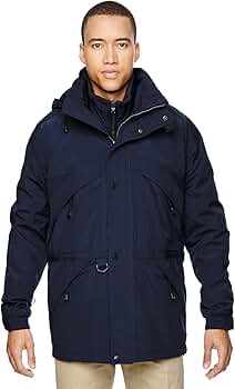 North End 3-in-1 Parka with Dobby Trim (88007) Midnight Navy, XS
